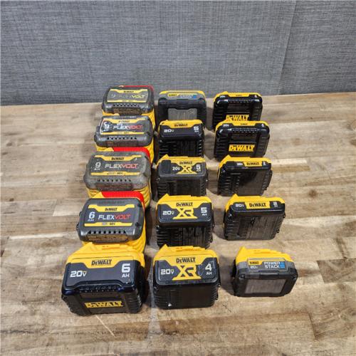 HOUSTON LOCATION - AS-IS DEWALT BATTERY PACK QTY - 15