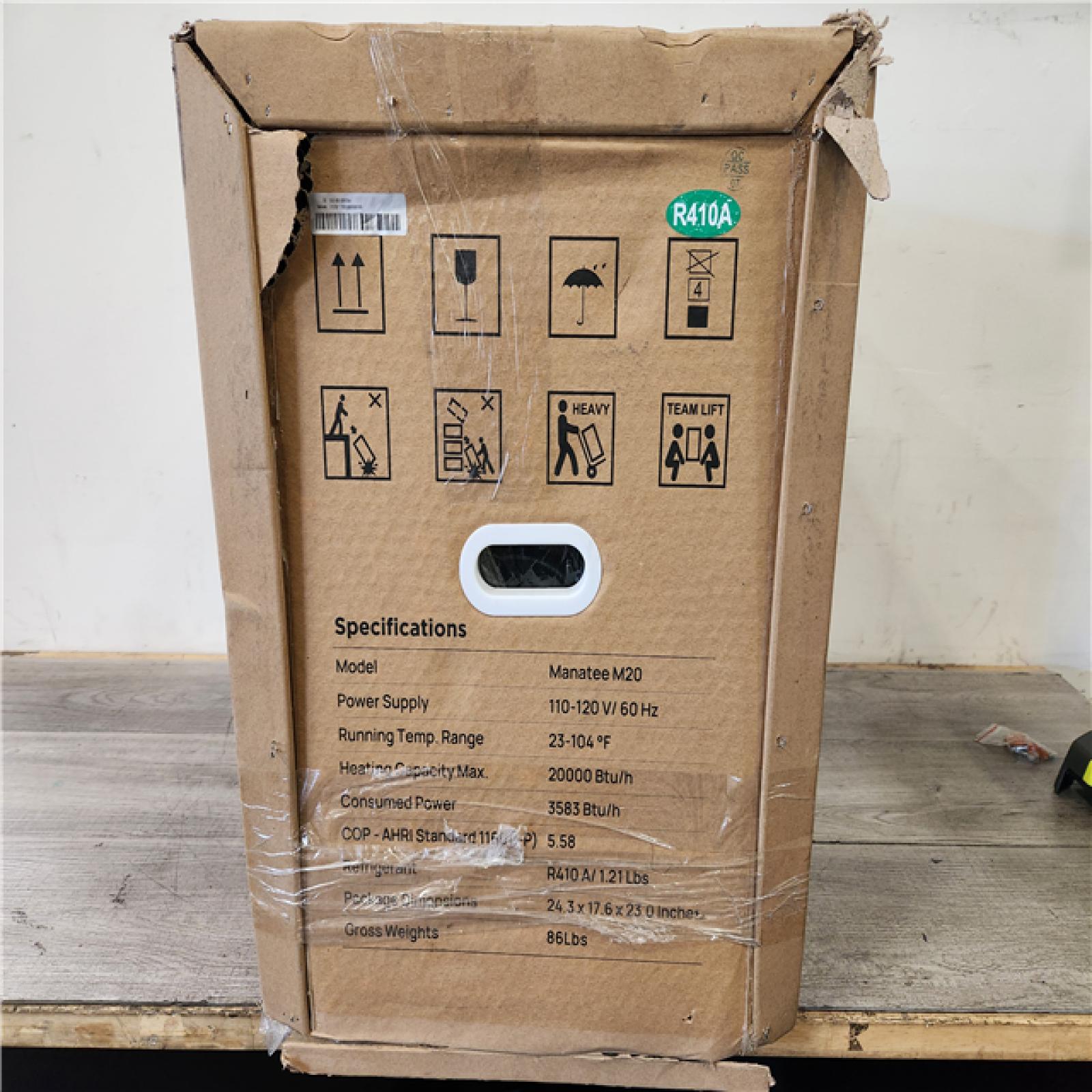 Phoenix NEW TURBRO 20,000 BTU Electric Swimming Pool Heat Pump for Above and In Ground Pools and Spas, No Natural Gas or Propane Needed
