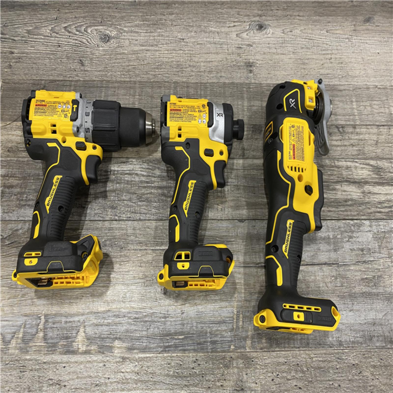 AS-IS DEWALT 20V MAX Lithium-Ion Cordless 3-Tool Combo Kit