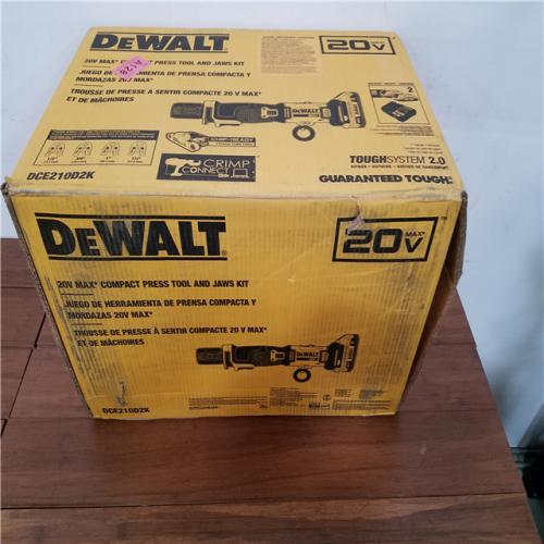 California NEW DeWalt 20V Max Compact Press Tool & Jaws Kit