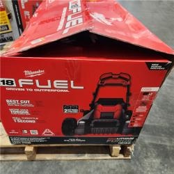 As-Is- M18 FUEL Brushless Cordless 21 in. Walk Behind Dual Battery Self-Propelled Mower W/(2) 12.0Ah Battery and Rapid Charger