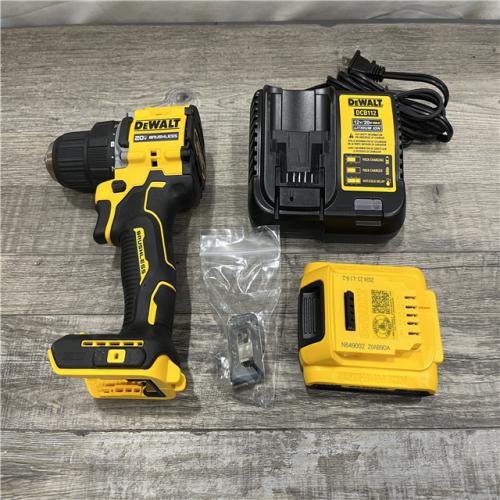 AS-IS DEWALT Atomic 20V Lithium-Ion Cordless Compact 1/2 in. Drill/Driver Kit