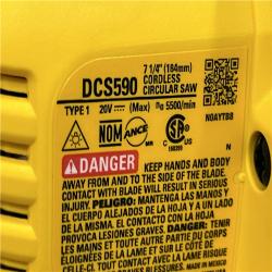AS-IS DEWALT 20-Volt MAX 7-1/4 in. Cordless Circular Saw (Tool Only)