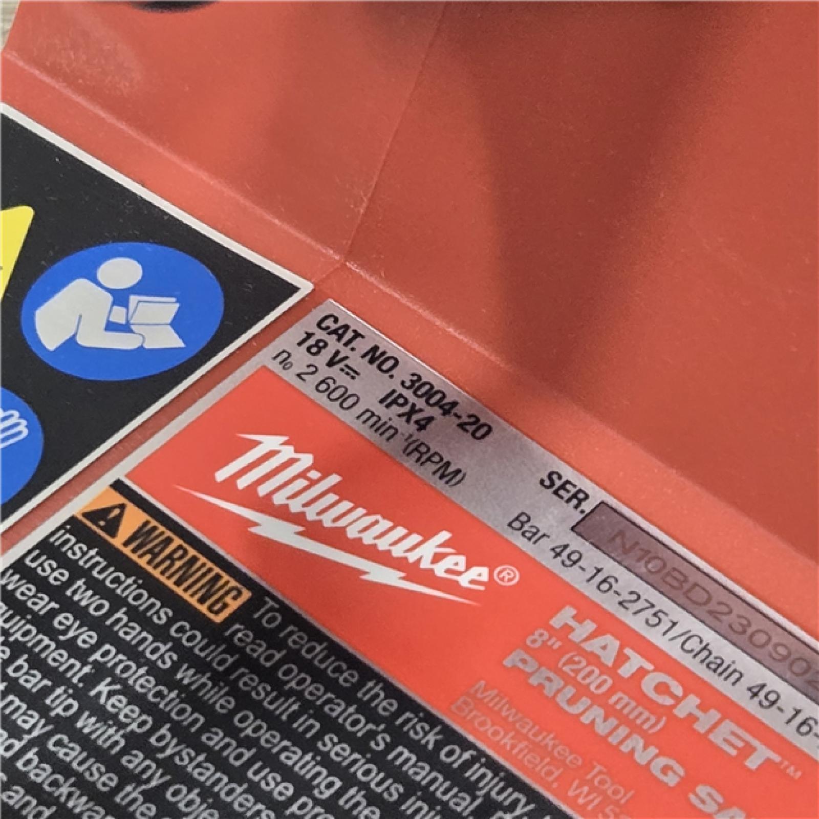 AS-IS Milwaukee M18 Fuel Hatchet 8in Pruning Saw (Tool-Only)