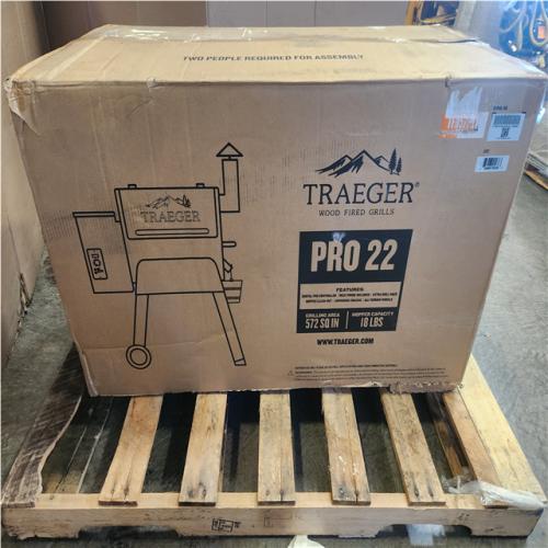 Phoenix Traeger Pro 22 BBQ Wood Pellet Grill and Smoker in Bronze