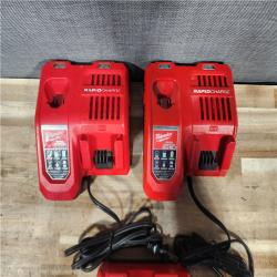 HOUSTON LOCATION - AS - IS MILWAUKEE BATTERY CHARGER PACK QTY - 3