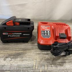 LIKE NEW - Milwaukee 18-Volt Lithium-Ion REDLITHIUM FORGE Starter Kit with 12. 0Ah Battery and Charger