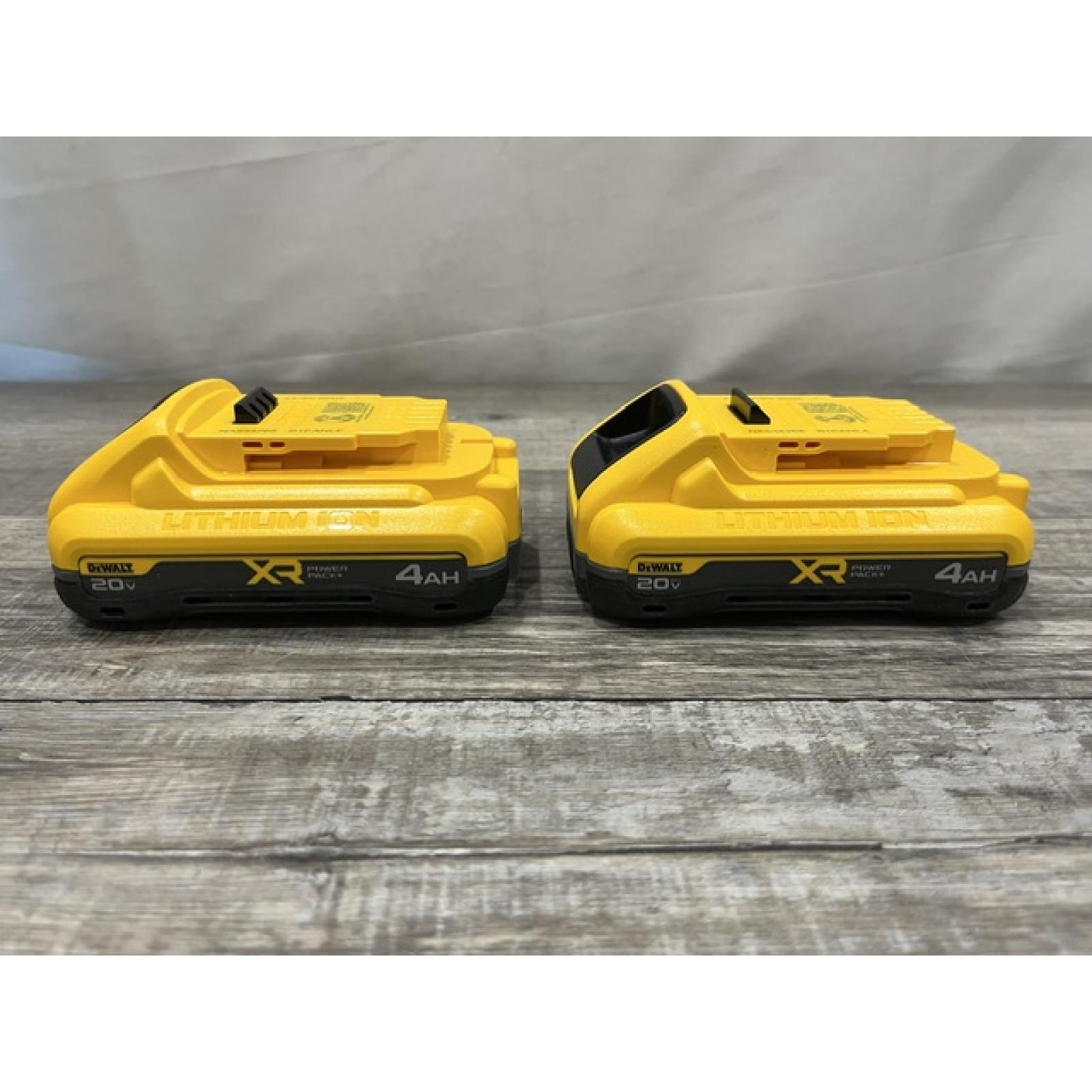 AS-IS DEWALT 20V MAX XR Lithium-Ion 4.0 Ah Battery Packs (2-Pack)