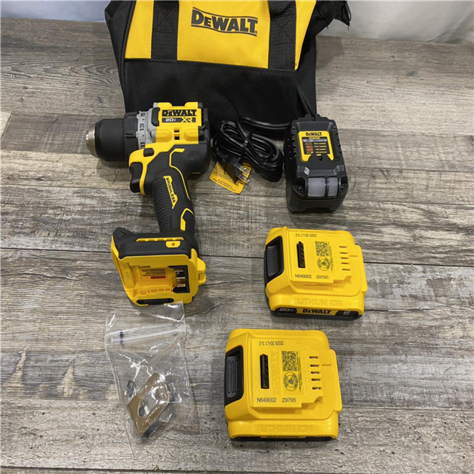 AS-IS DEWALT 20V MAX Lithium-Ion Cordless Brushless 1/2 in. Drill Driver Kit
