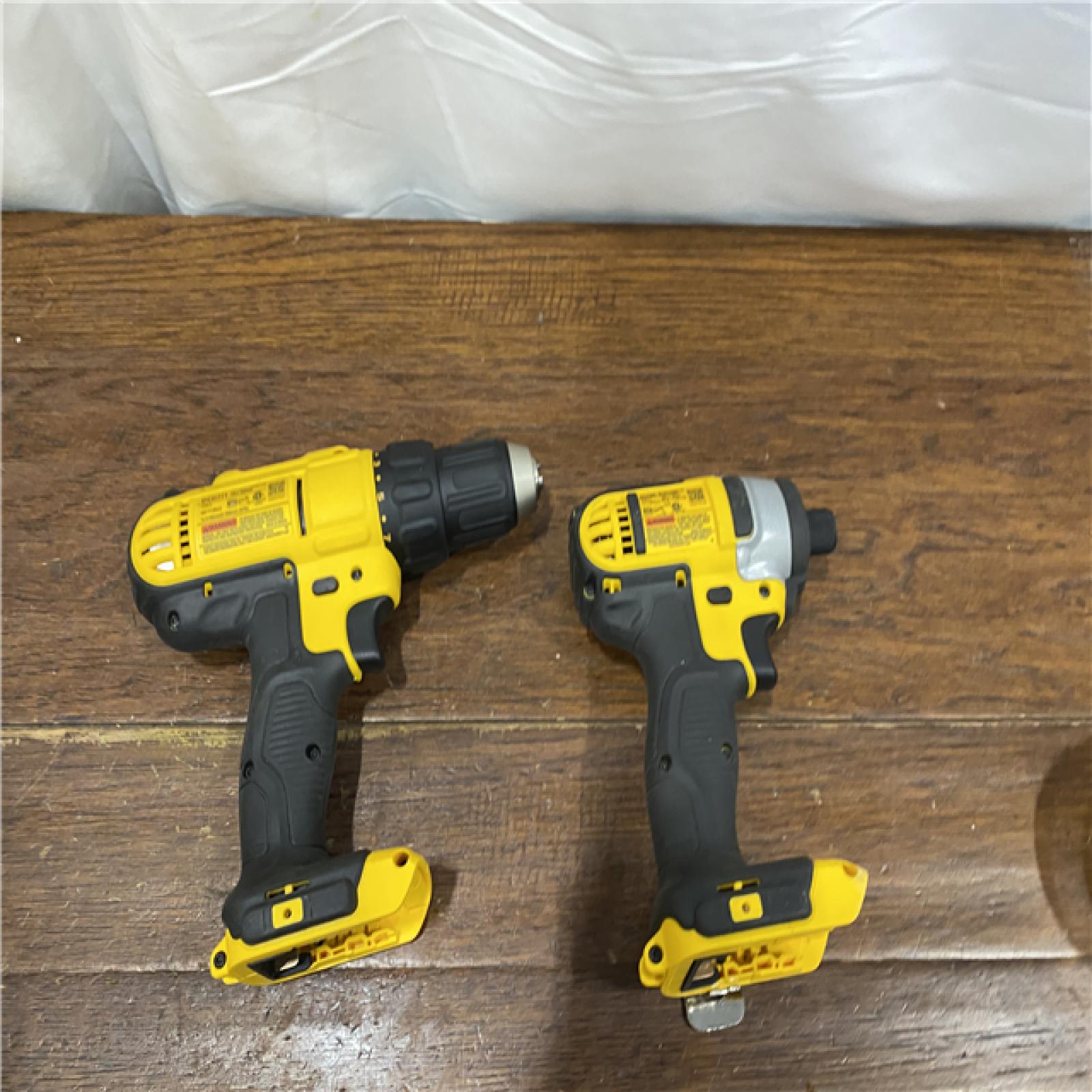 AS-IS DeWALTA® 20V MAX Cordless Drill Driver/Impact Driver Combo Kit 1.3 Ah Lithium Ion