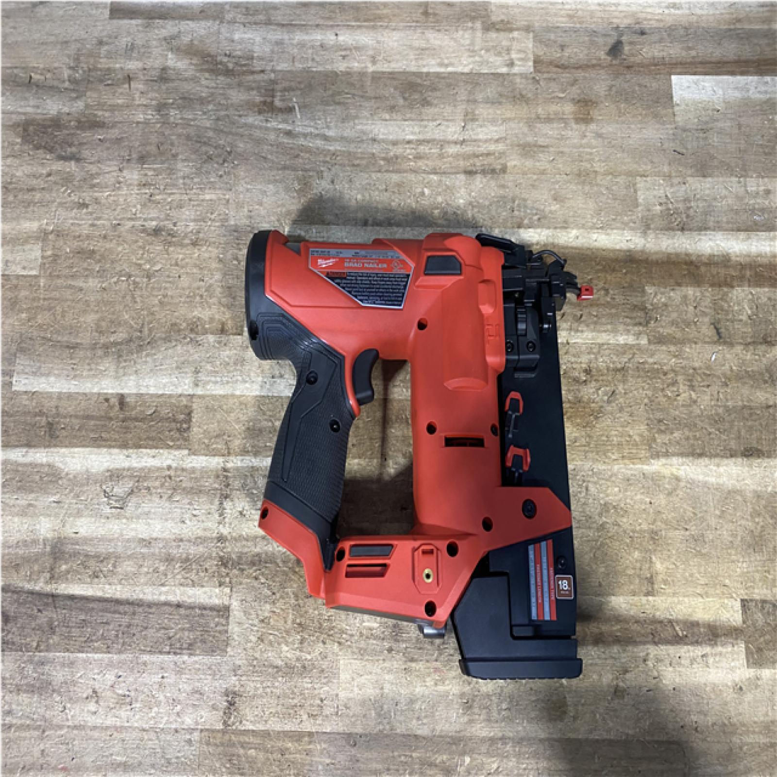 Houston Location AS-IS Milwaukee FUEL 12-Volt Lithium-Ion Brushless Cordless 18-Gauge 1-1/2 in. Compact Brad Nailer (Tool Only)