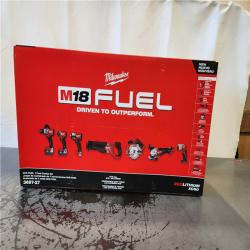 NEW- Milwaukee M18 FUEL 18V Lithium-Ion Brushless Cordless Combo Kit with Two 5.0 Ah Batteries  1 Charger  2 Tool Bags (7-Tool)