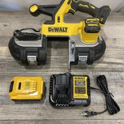 AS-IS DEWALT 20-Volt MAX Lithium-Ion 3-3/8 in. Cordless Band Saw Kit