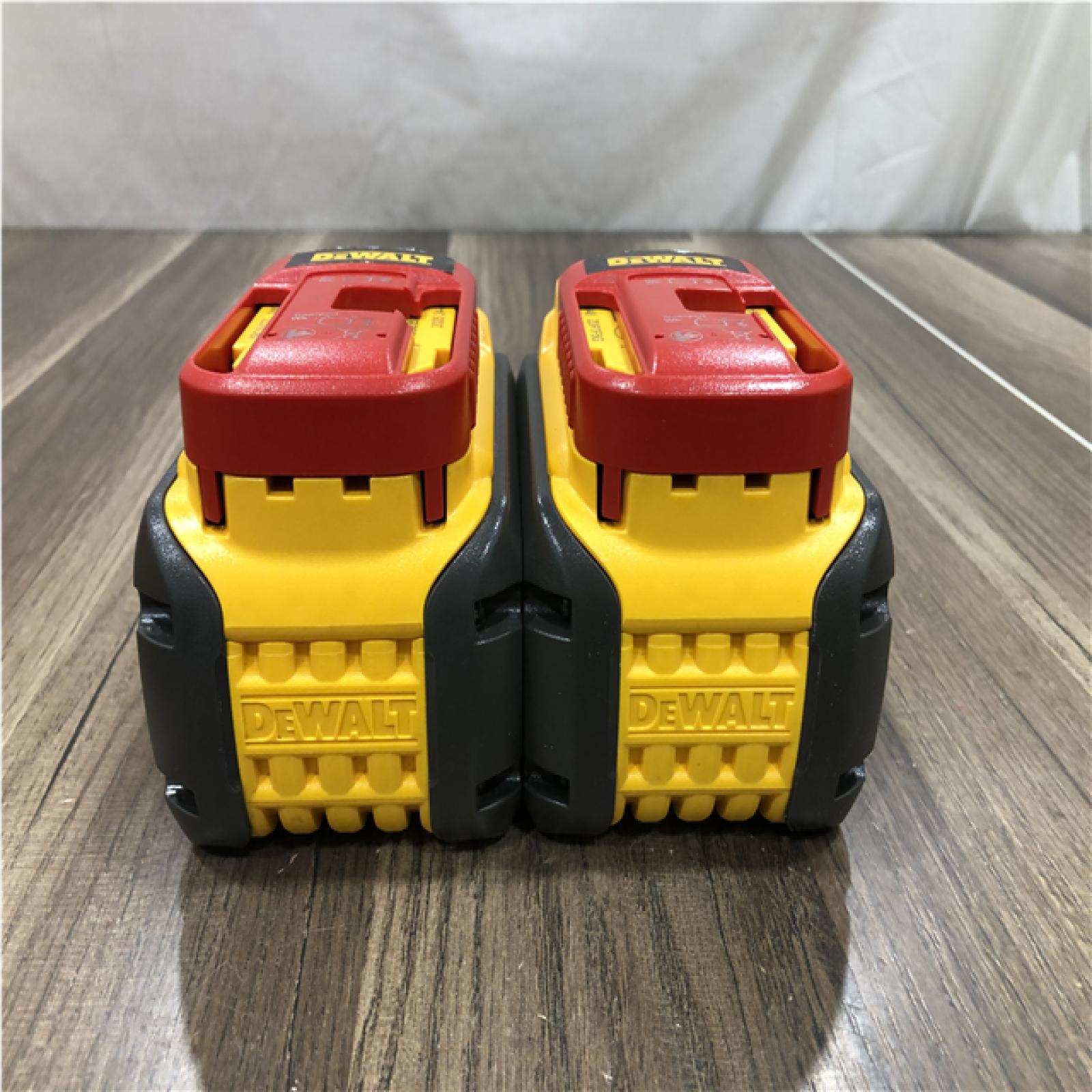 AS-IS DEWALT FLEXVOLT 20V/60V MAX Lithium-Ion 6.0Ah Battery Pack (2 Pack)