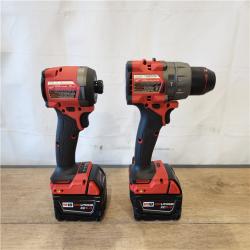 AS-IS- Milwaukee FUEL 18V Lithium-Ion Brushless Cordless Hammer Drill and Impact Driver Combo Kit