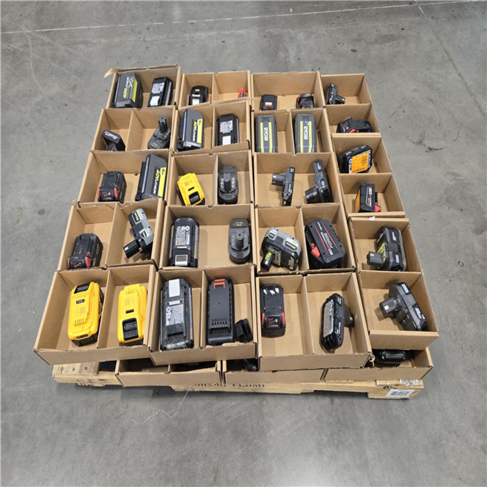 DALLAS LOCATION AS-IS- BATTERY PALLET