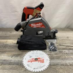 LIKE NEW - Milwaukee  FUEL 18V Lithium-Ion Cordless Brushless 6-1/2 in. Plunge Cut Track Saw (Tool-Only)