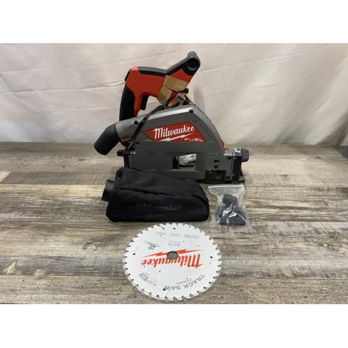 LIKE NEW - Milwaukee  FUEL 18V Lithium-Ion Cordless Brushless 6-1/2 in. Plunge Cut Track Saw (Tool-Only)