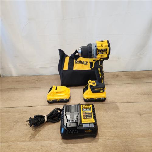 AS-IS- DEWALT 20V XR Lithium-Ion Cordless Brushless 1/2 in. Drill/Driver Kit