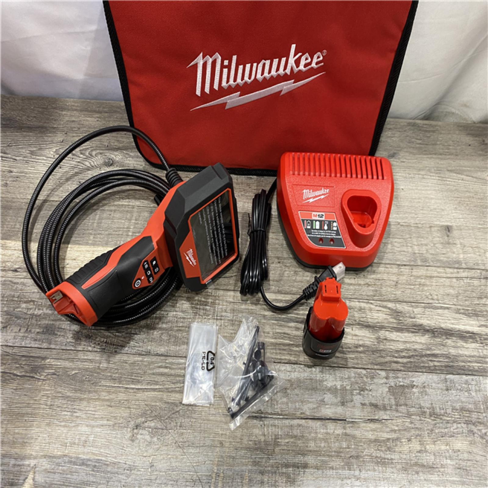 AS-IS Milwaukee 12V Lithium-Ion Corldless M-SPECTOR 360-Degree 10 ft. Inspection Camera Kit