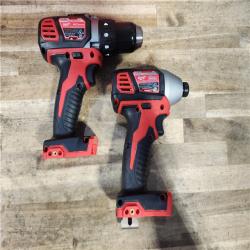 HOUSTON LOCATION - AS-IS Milwaukee 18V Lithium-Ion Cordless Drill Driver/Impact Driver Combo Kit