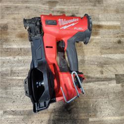 HOUSTON LOCATION - AS-IS Milwaukee M18 FUEL 18-Volt Lithium-Ion Brushless Cordless Coil Roofing Nailer (Tool Only)