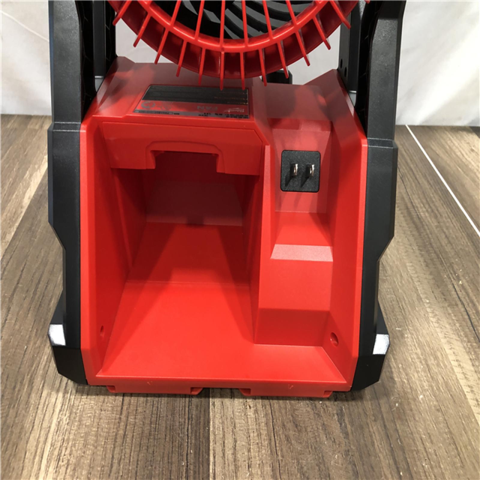 AS-IS Milwaukee 18-Volt Lithium-Ion Brushless Cordless PACKOUT Jobsite Fan (Tool-Only)