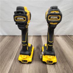 AS-IS - DEWALT ATOMIC 20-Volt MAX Lithium-Ion Cordless Combo Kit (2-Tool)