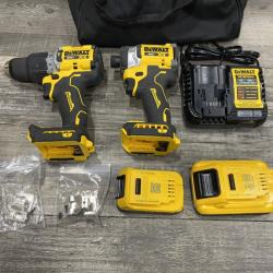 AS-IS DEWALT 20V XR Lithium-Ion Cordless 2-Tool Combo Kit