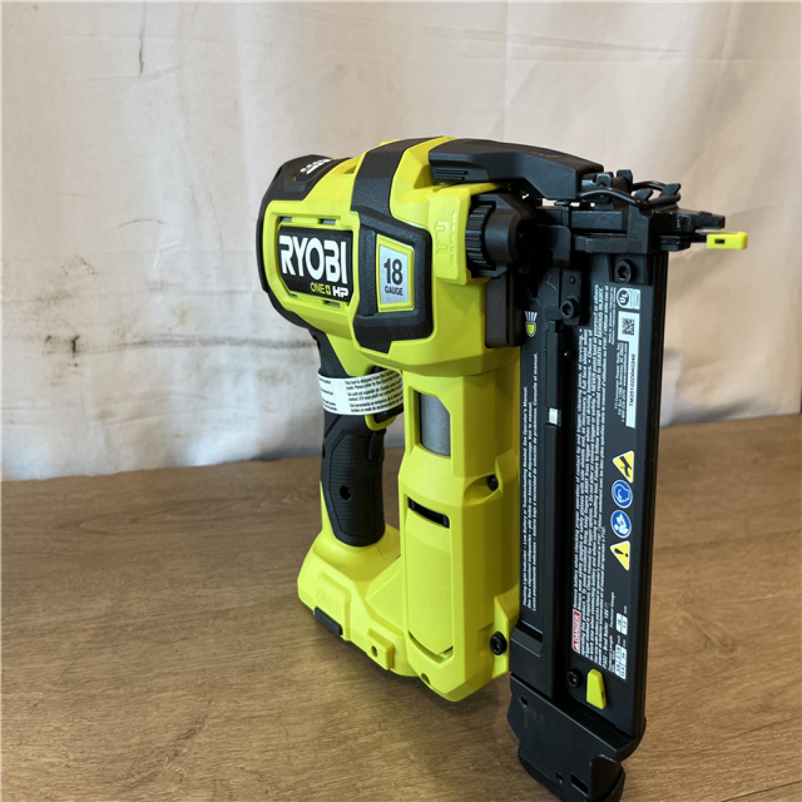 AS-IS RYOBI ONE+ HP 18V 18-Gauge Brushless Cordless AirStrike Brad Nailer (Tool Only)
