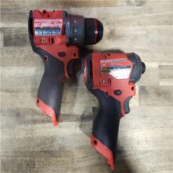 HOUSTON LOCATION - AS-IS Milwaukee 3497-22 12V Brushless Hammer Drill and Impact Driver Combo Kit