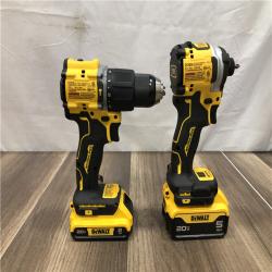 AS-IS DEWALT ATOMIC 20V MAX Lithium-Ion Cordless 2-Tool Combo Kit