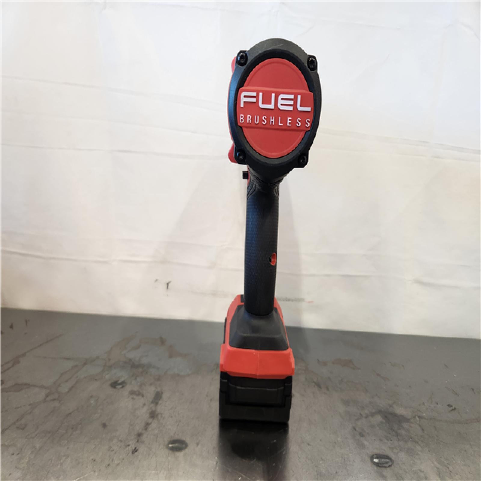 AS-IS- Milwaukee FUEL 18V Lithium-Ion Brushless Cordless 1/2 in. Impact Wrench w/Friction Ring Kit