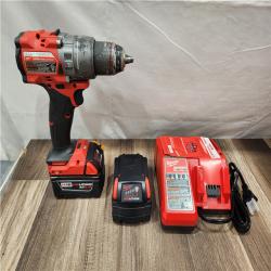 AS-IS- Milwaukee Hammer Drill Driver Kit with Batteries and Charger