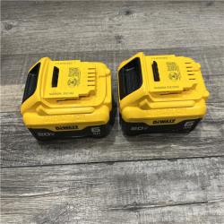 AS-IS DEWALT 20V MAX Lithium-Ion 6.0Ah Battery (2-Pack)
