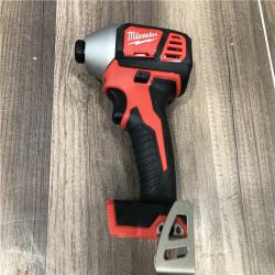 AS-IS Milwaukee 18V Lithium-Ion Cordless 1/4 in. Hex Impact Driver (Tool-Only)