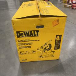 As-Is- DEWALT 15 Amp Corded 12 in. Double Bevel Sliding Compound Miter Saw