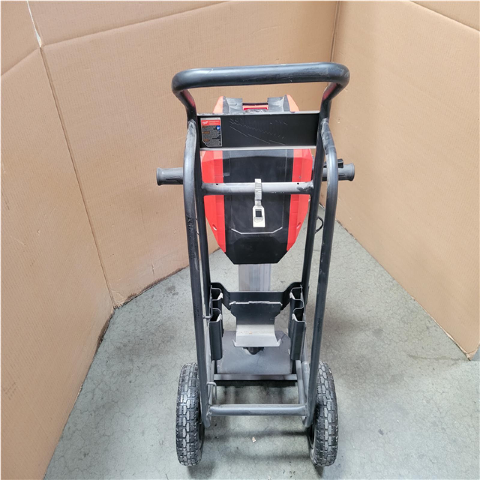 CALIFORNIA AS-IS MILWAUKEE MX FUEL JACK HAMMER WITH STAND
