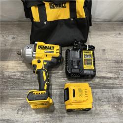AS-IS DEWALT 20V MAX Lithium-Ion Cordless 1/2 in. Impact Wrench Kit