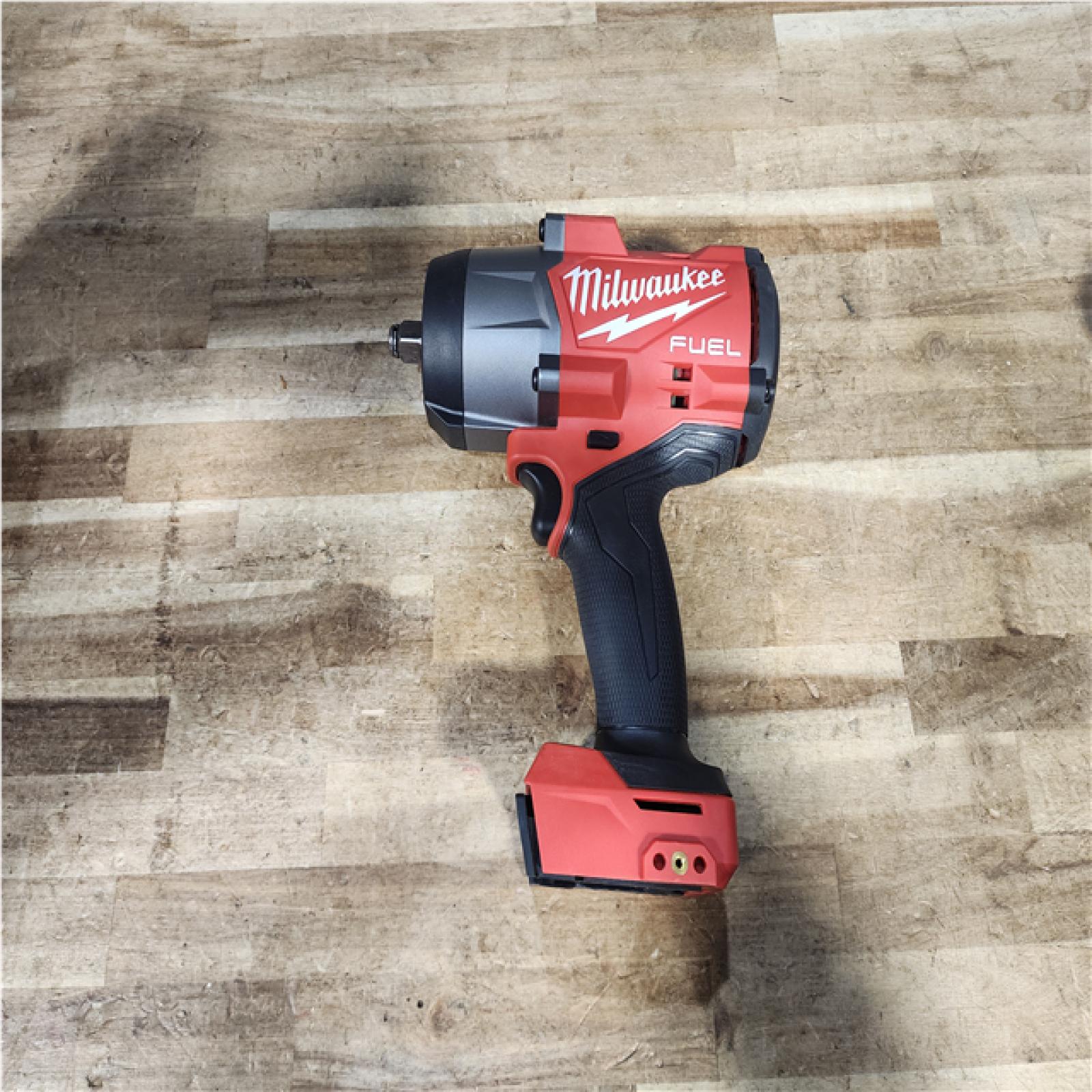 Houston Location AS-IS Milwaukee FUEL 18V Lithium-Ion Brushless Cordless 1/2 in. Impact Wrench with Friction Ring (Tool-Only)