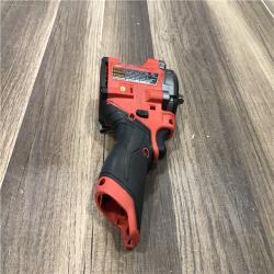 AS-IS Milwaukee FUEL 12V Lithium-Ion Brushless Cordless Stubby 3/8 in. Impact Wrench (Tool-Only)