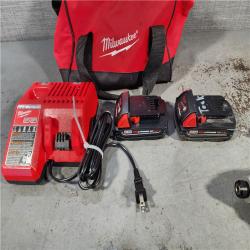 HOUSTON LOCATION - AS-IS Milwaukee M18 18V Cordless Brushed 2 Tool Drill/Driver and Impact Driver Kit