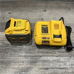 AS-IS DEWALT 20V/60V MAX FLEXVOLT Lithium-Ion 9.0Ah Battery and Charger Starter Kit