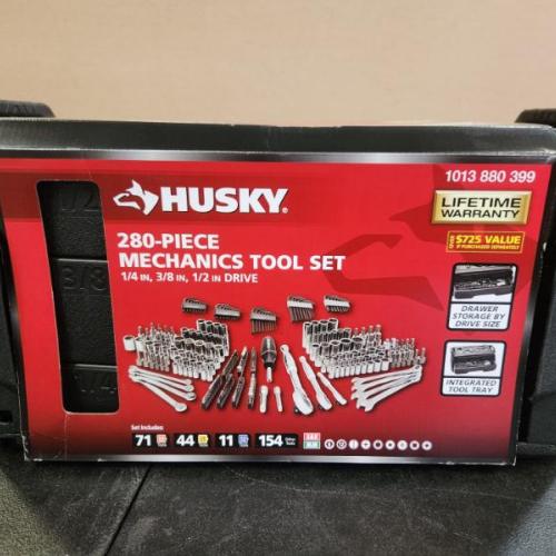 Phoenix NEW Husky 280-Piece SAE/Metric Mechanics Tool Set with Tool Box (SEALED)