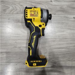 AS-IS DEWALT ATOMIC 20V MAX Cordless Brushless Compact 1/4 in. Impact Driver (Tool Only)