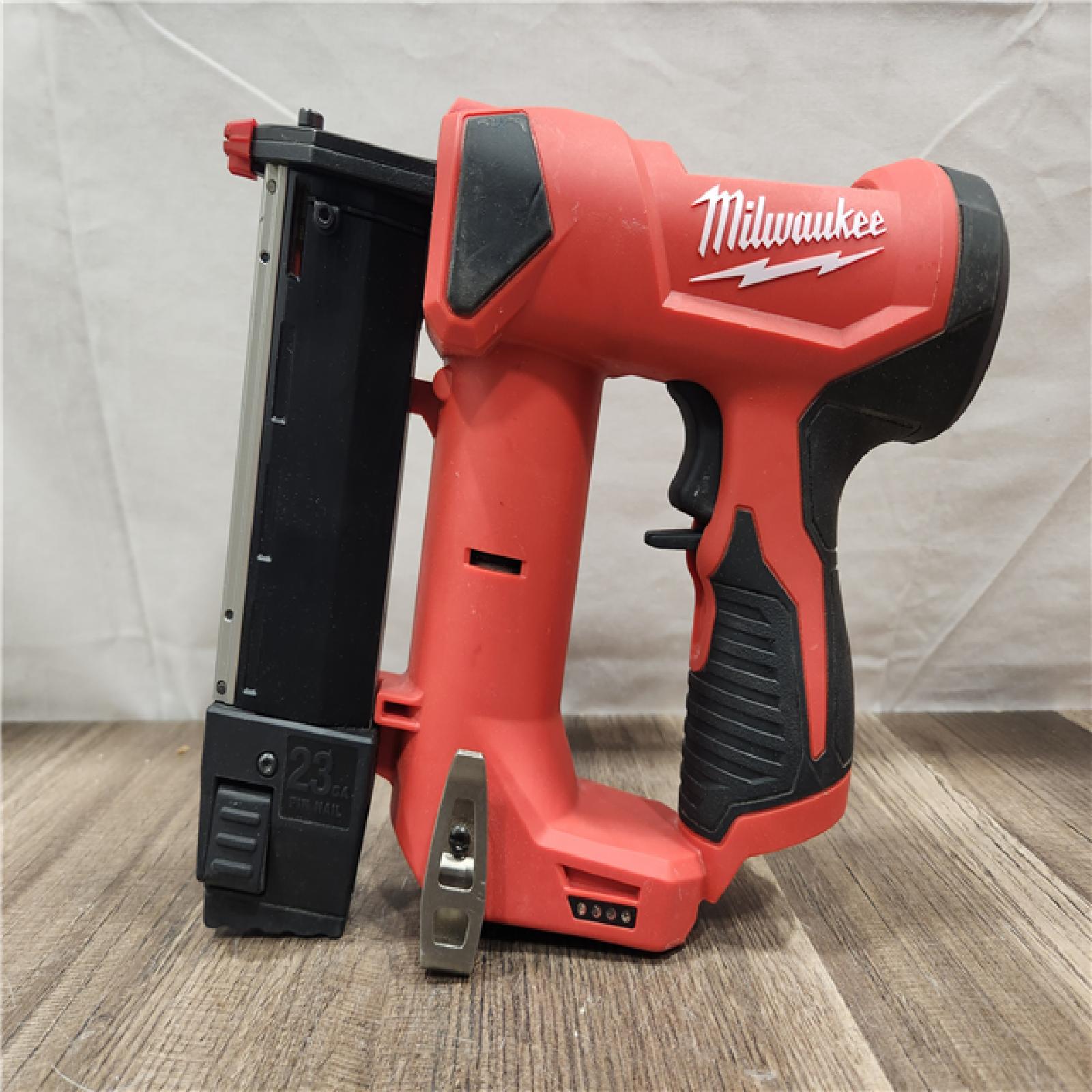 AS-IS- Milwaukee 12V 23 Gauge Cordless Pin Nailer (Tool Only)