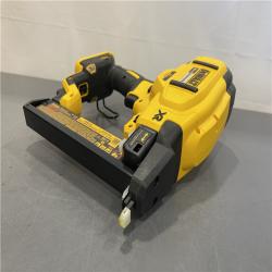 AS-IS - DEWALT Cordless 18-Gauge Narrow Crown Stapler (Tool Only) With Contractor Bag