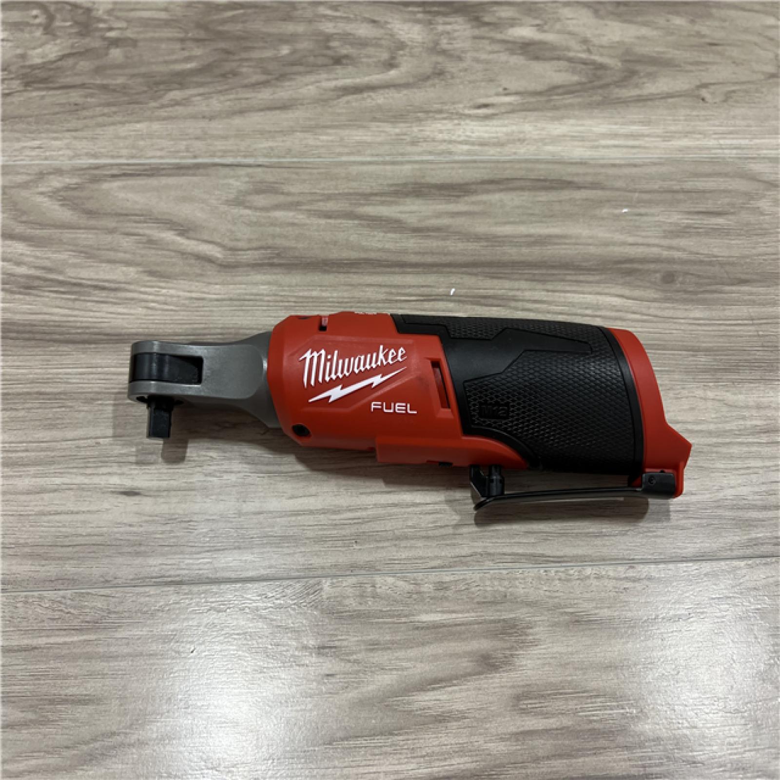 AS-IS Milwaukee FUEL 12-Volt Lithium-Ion Brushless Cordless High Speed 3/8 in. Ratchet (Tool-Only)