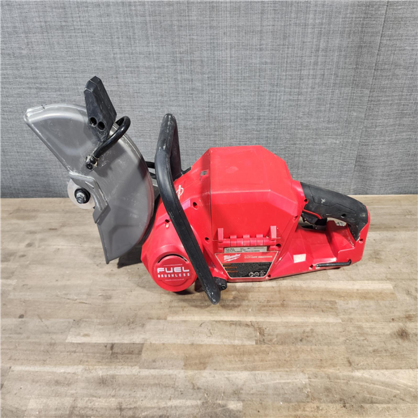 HOUSTON LOCATION - AS-IS Milwaukee M18 FUEL 9 Cut-Off Saw with ONE-KEY (TOOL ONLY)