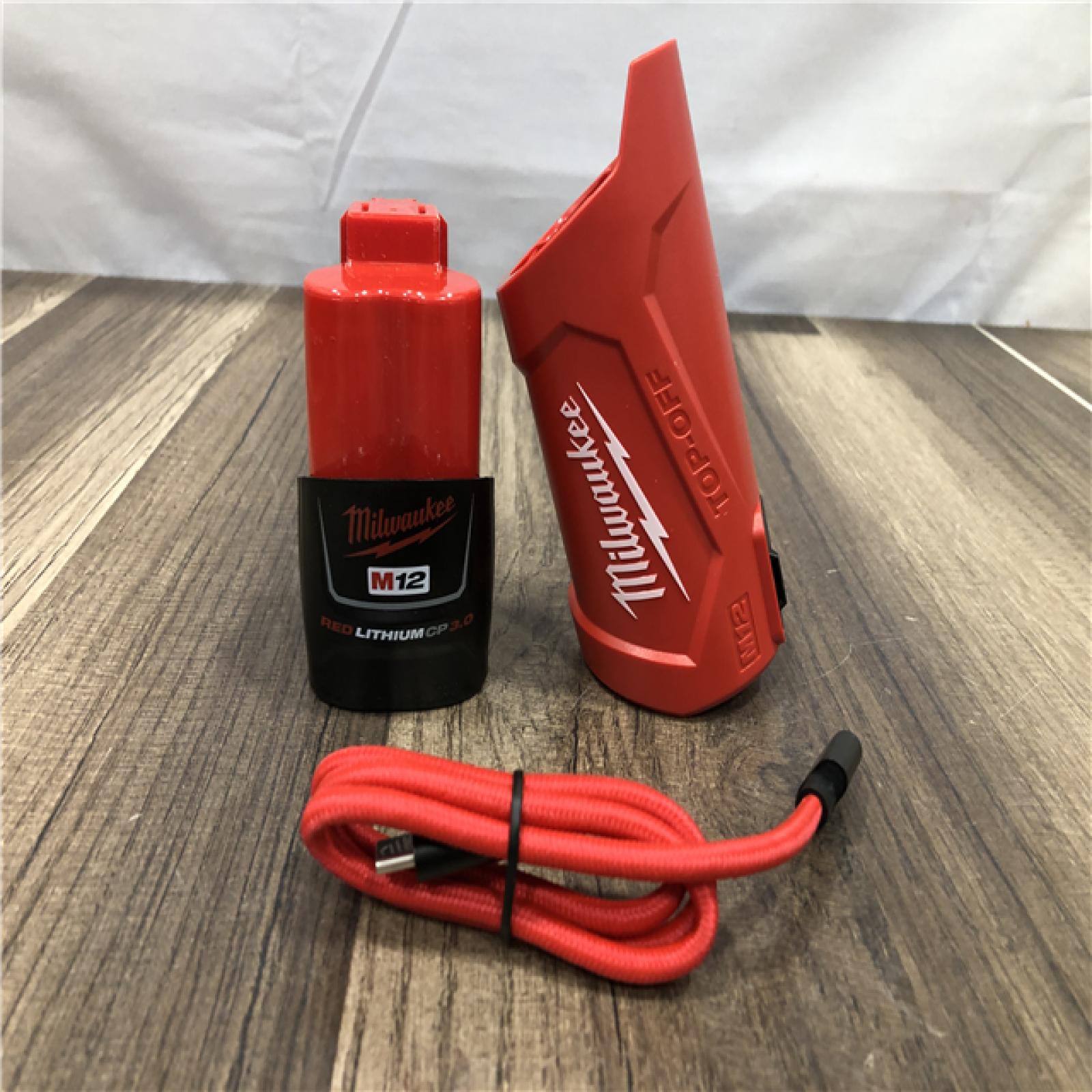 AS-IS Milwaukee Men's Large 12-Volt Lithium-Ion Cordless Tough Shell Black Heated Jacket with